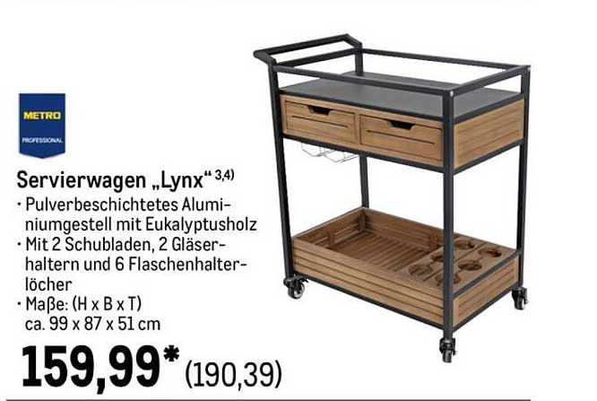 Servierwagen „Lynx“
