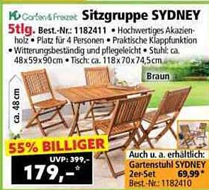 Sitzgruppe SYDNEY 5tlg.