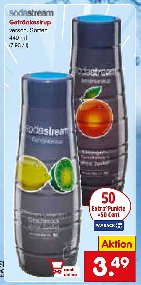 SodaStream Getränkesirup - Verschiedene Sorten 440 ml