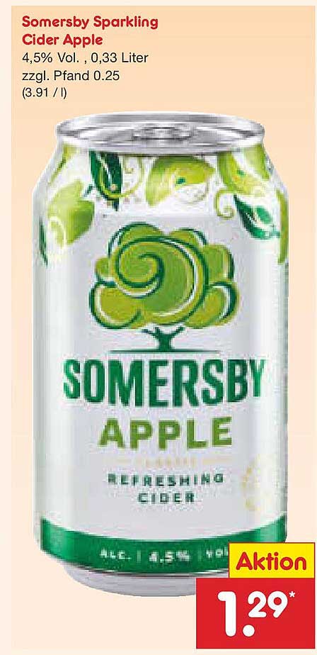 Somersby Sparkling Cider Apple 0,33 Liter