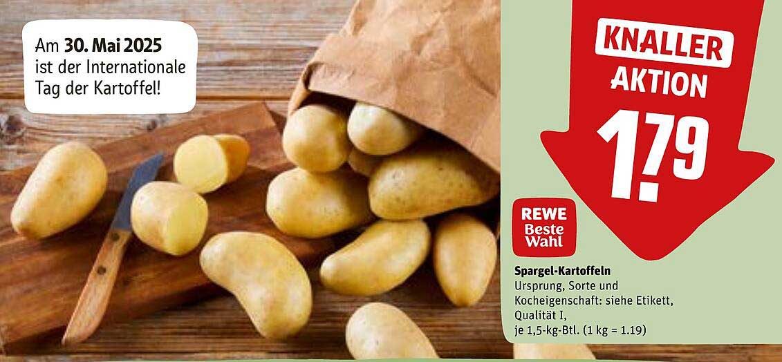 Spargel-Kartoffeln der REWE Beste Wahl