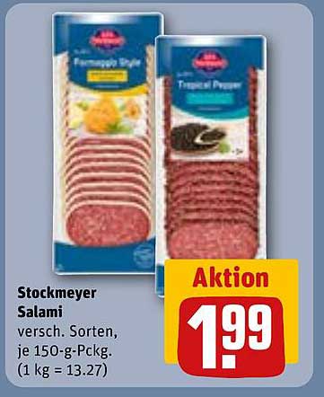 Stockmeyer Salami, verschiedene Sorten 150 g