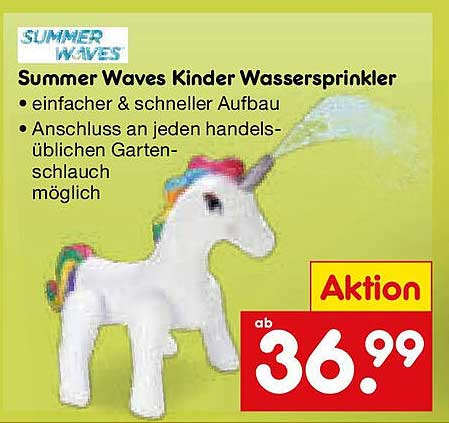 Summer Waves Kinder Wassersprinkler