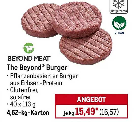 The Beyond® Burger - Pflanzenbasierter Burger aus Erbsen-Protein