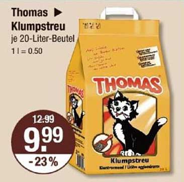 Thomas Klumpstreu 20-Liter-Beutel