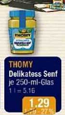 THOMY Delikatess Senf je 250-ml-Glas