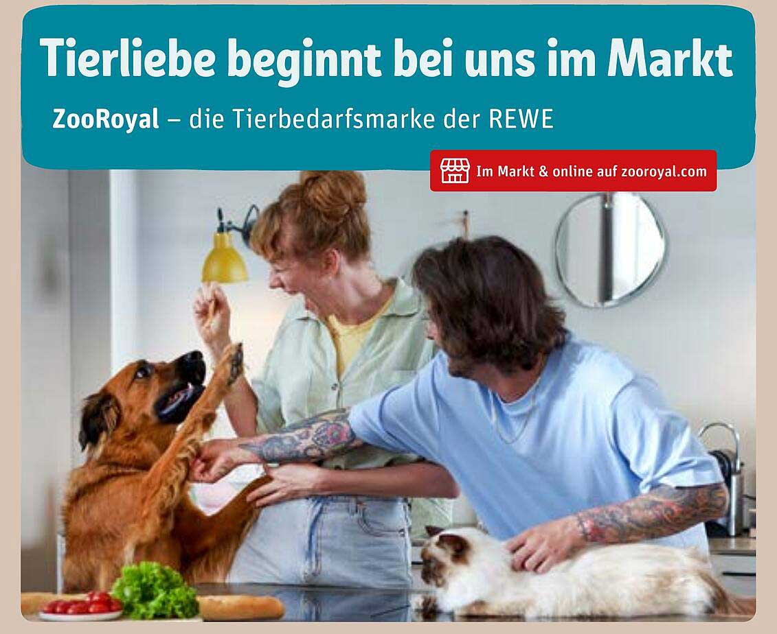 Tierliebe beginnt bei uns im Markt – ZooRoyal