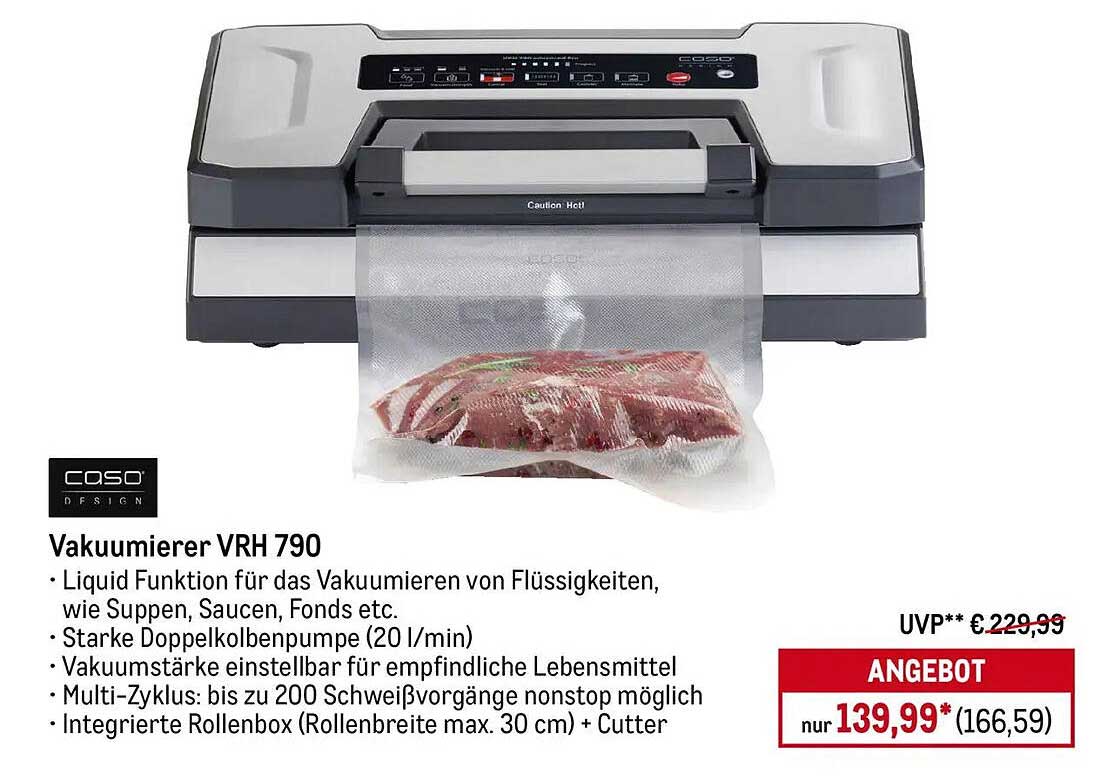 Vakuumierer VRH 790 von Caso