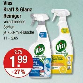 Viss Kraft & Glanz Reiniger verschiedene Sorten 750 ml