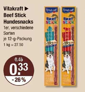 Vitakraft Beef Stick Hundesnacks 1er, verschiedene Sorten