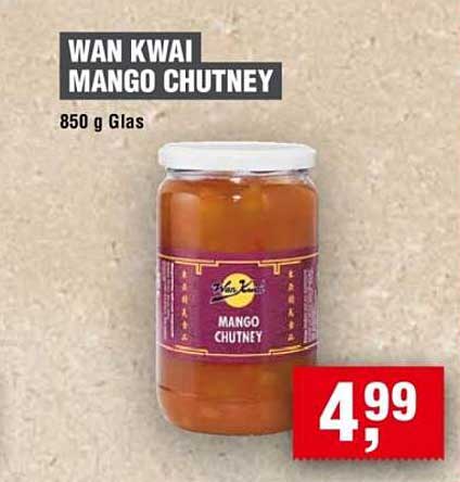 WAN KWAI MANGO CHUTNEY 850 g Glas