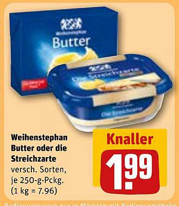 Weihenstephan Butter oder die Streichzarte 250-g-Packung