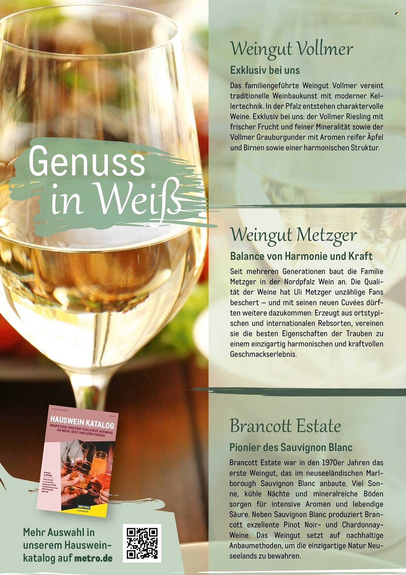 Weingut Vollmer - Genuss in Weiß
