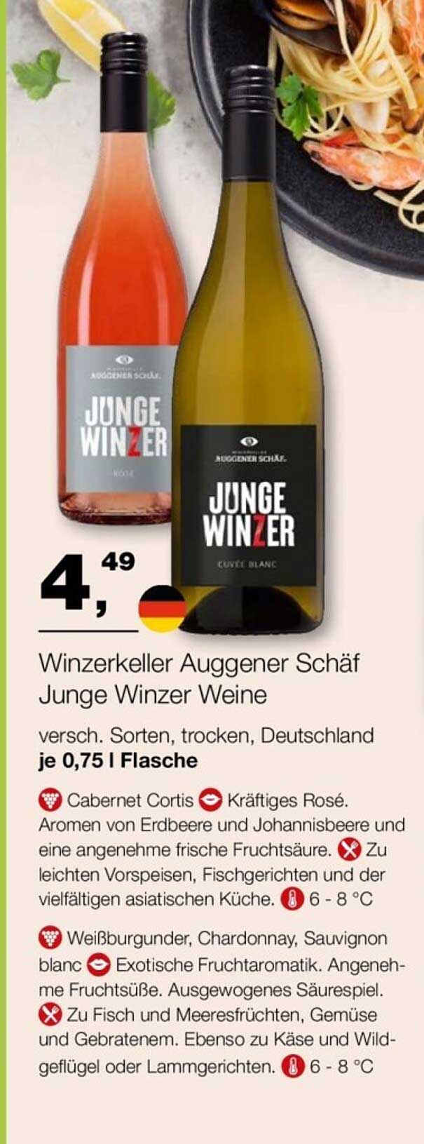 Winzerkeller Auggener Schäf Junge Winzer Weine 0,75 l Flasche