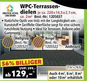 WPC-Terrassendielen - Unsere langlebigen und robusten Bodenbeläge