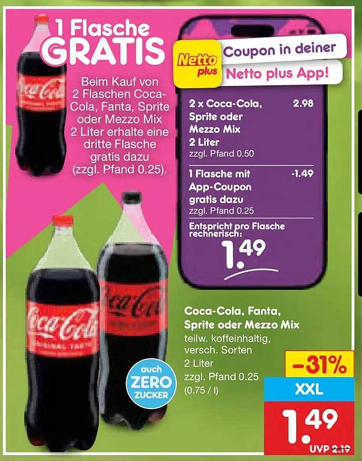 1 Flasche GRATIS