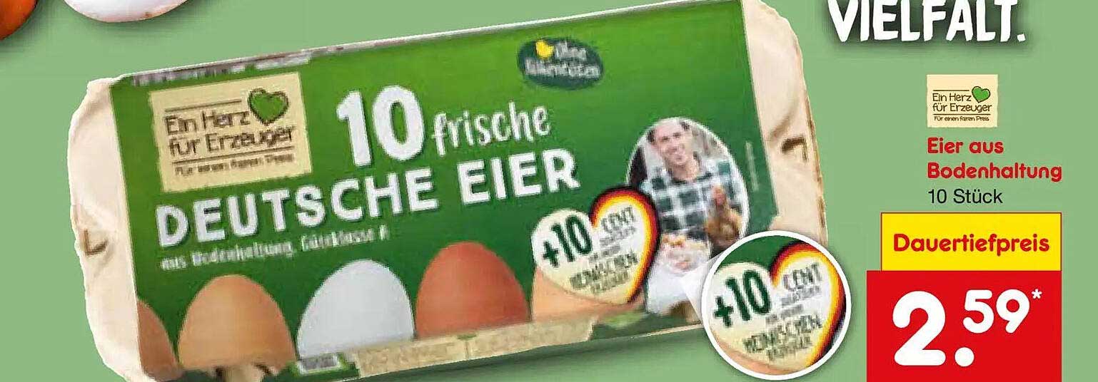 10 frische DEUTSCHE EIER