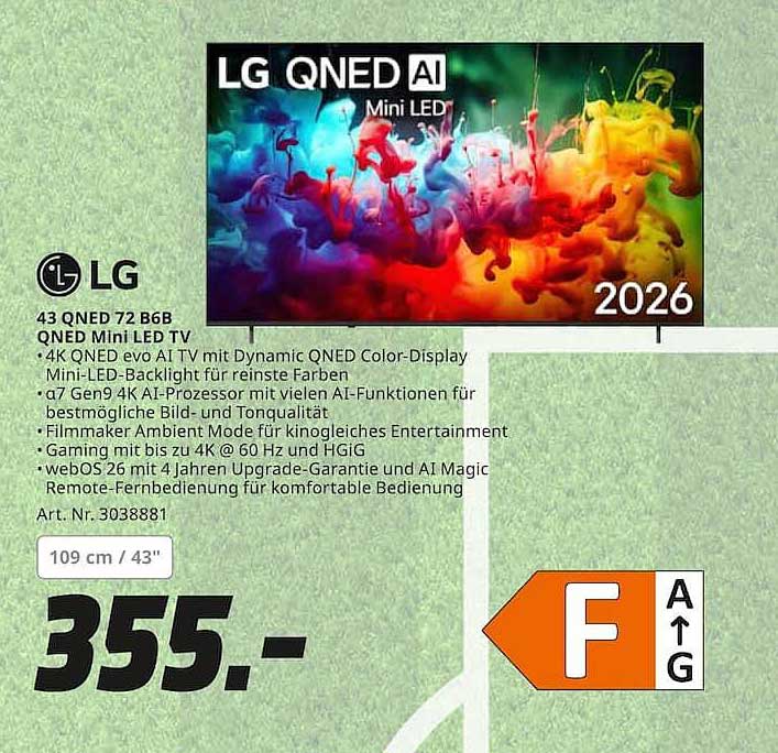 43 QNED 72 B6B QNED Mini LED TV