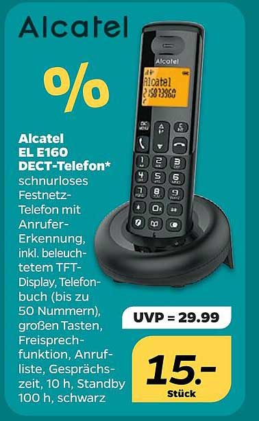 Alcatel EL E160 DECT-Telefon*