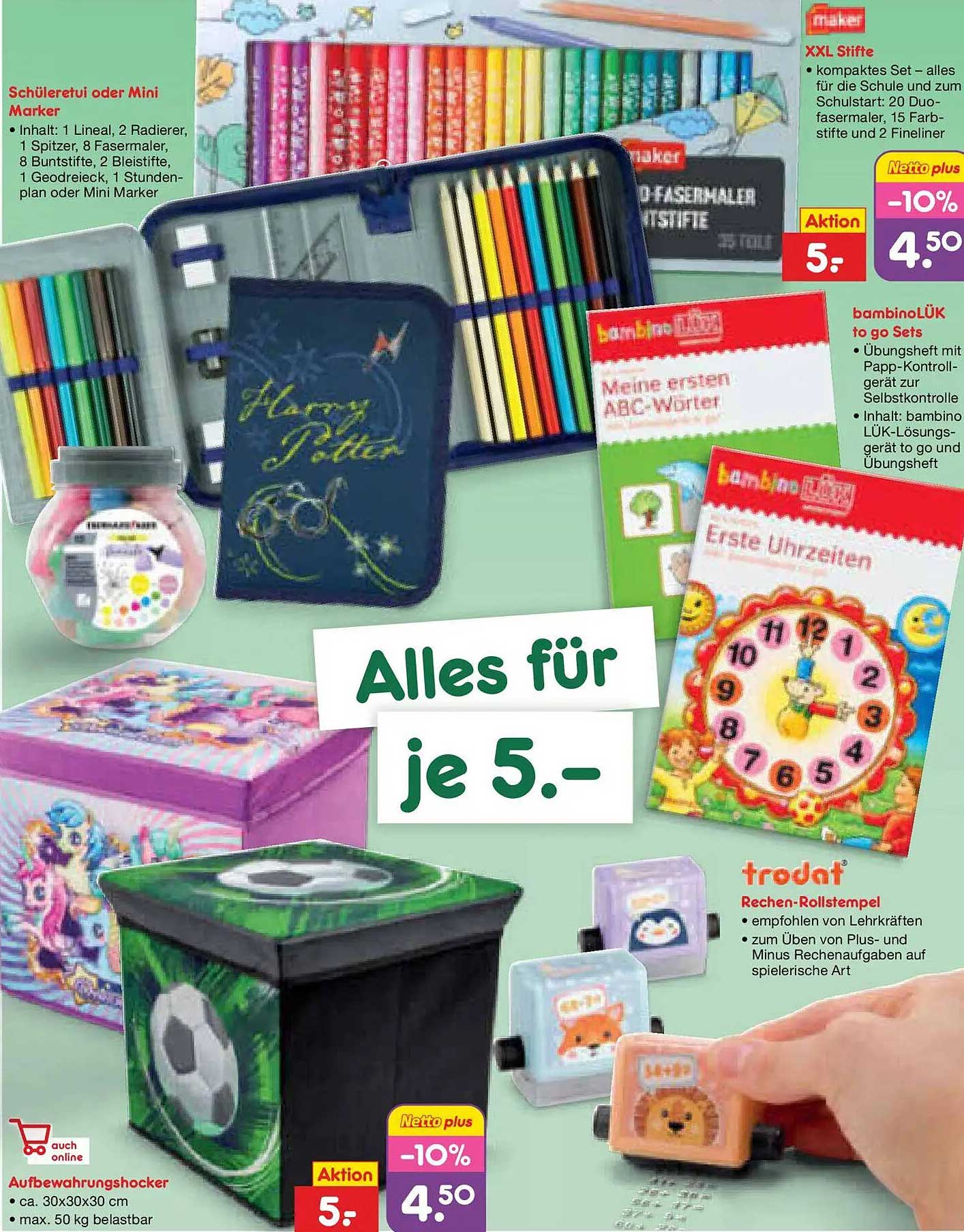 Alles für je 5.-