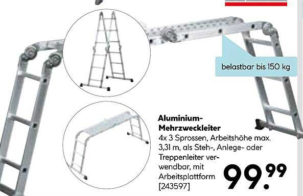 Aluminium-Mehrzweckleiter