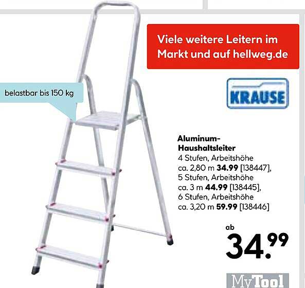 Aluminum-Haushaltsleiter