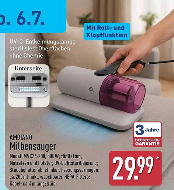 AMBIANO Milbensauger