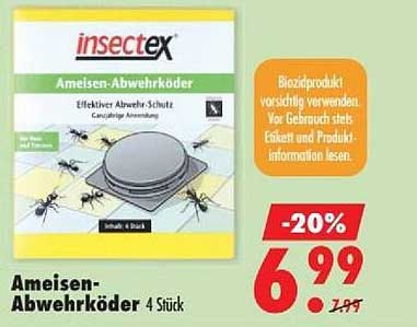Ameisen-Abwehrköder 4 Stück
