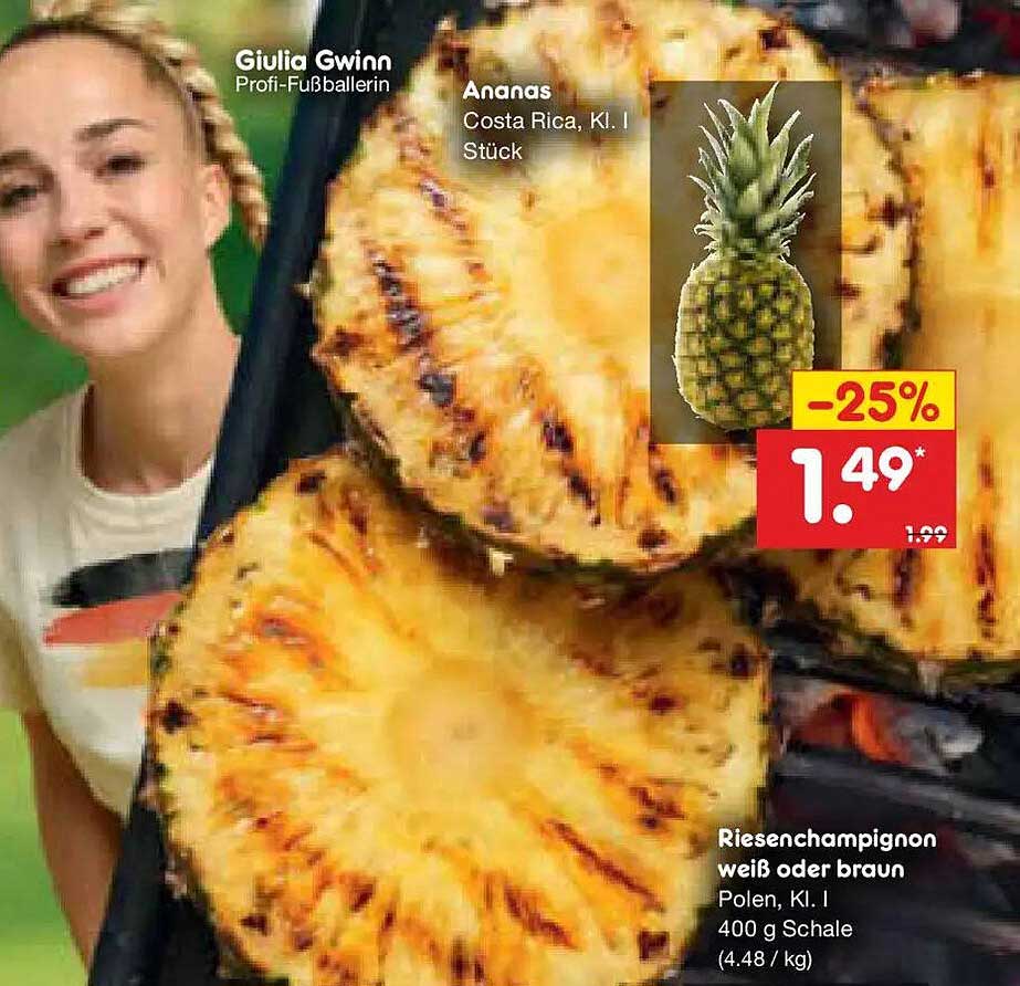 Ananas Costa Rica, Kl. I Stück