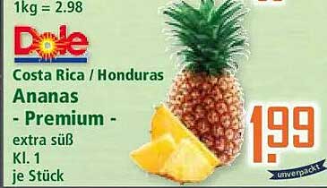 Ananas - Premium - extra süß, Kl. 1, je Stück
