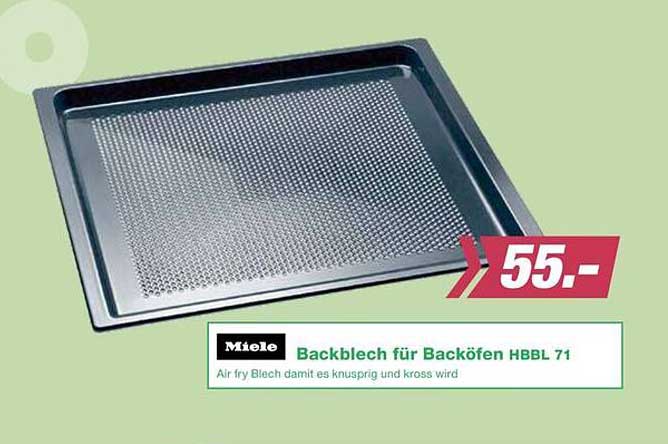 Backblech für Backöfen HBBL 71