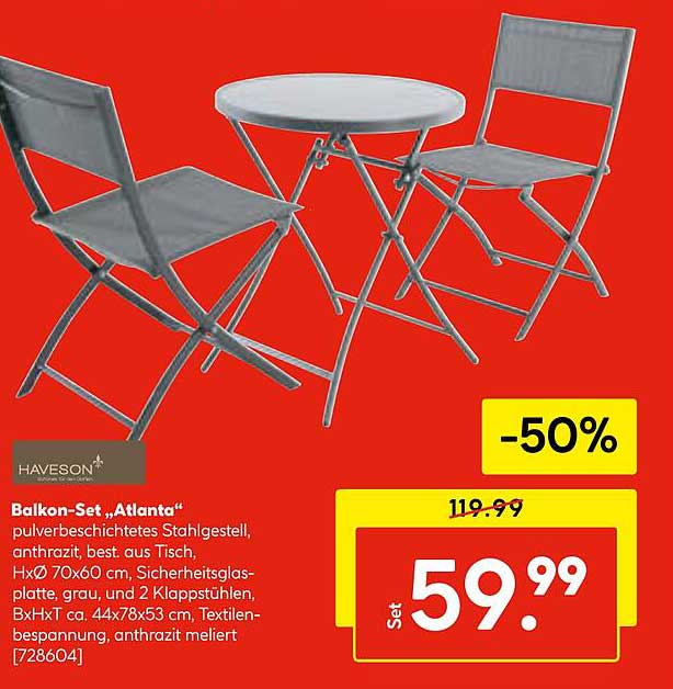 Balkon-Set „Atlanta“