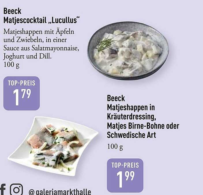 Beeck Matjescocktail „Lucullus“