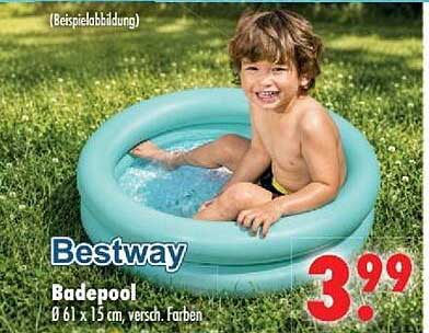 Bestway Badepool Ø 61 x 15 cm, versch. Farben