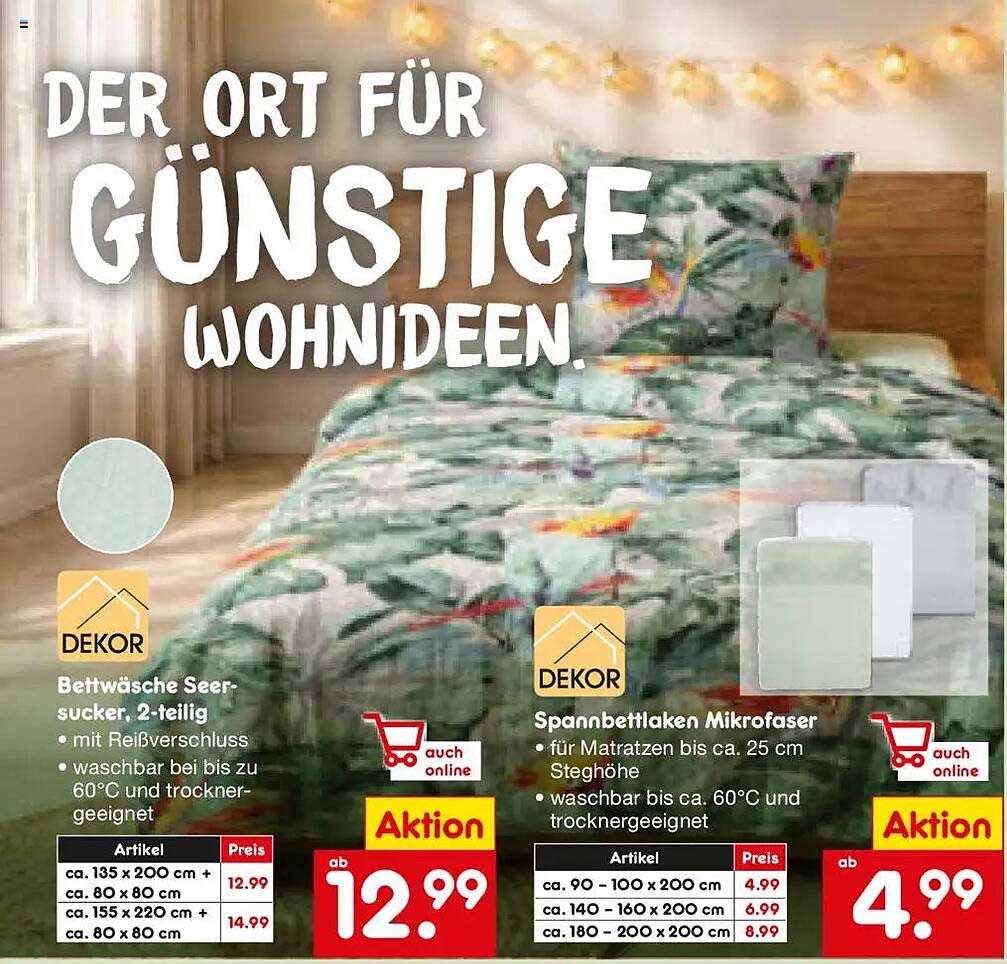 Bettwäsche Seersucker, 2-teilig