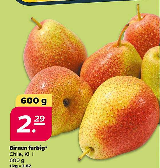 Birnen farbig*
