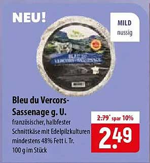 Bleu du Vercors-Sassenage g.U.