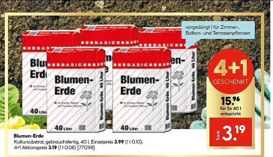 Blumen-Erde
