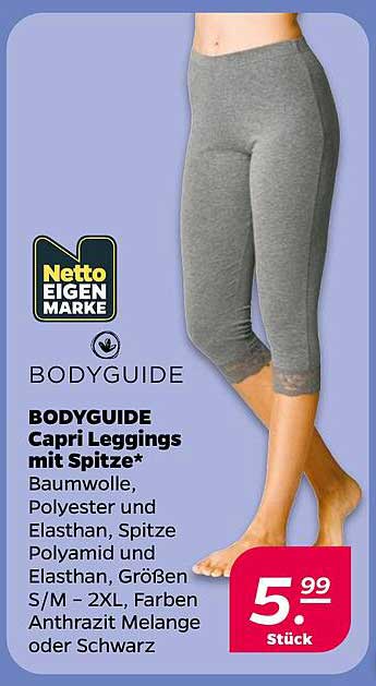 BODYGUIDE Capri Leggings mit Spitze*