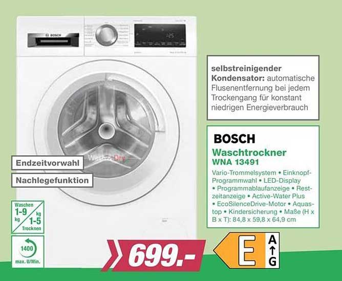 BOSCH Waschtrockner WNA13491