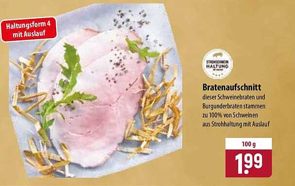 Bratenaufschnitt