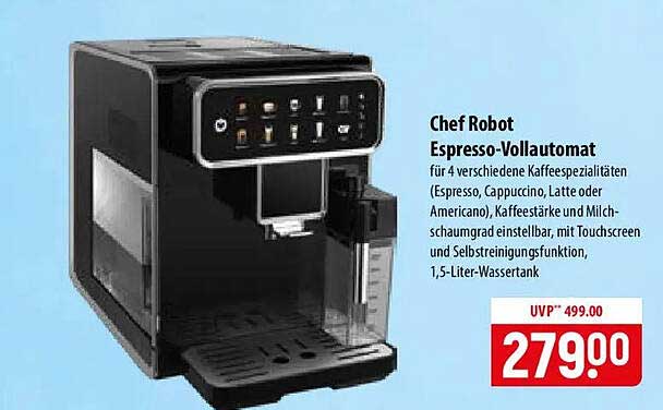 Chef Robot Espresso-Vollautomat