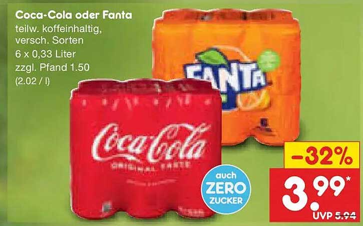 Coca-Cola oder Fanta