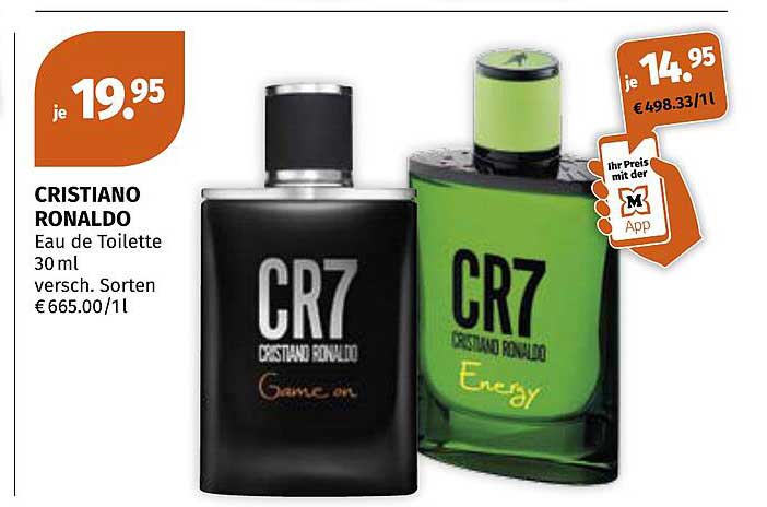 CRISTIANO RONALDO Eau de Toilette 30 ml versch. Sorten