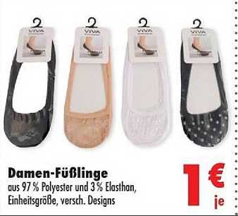 Damen-Füßlinge