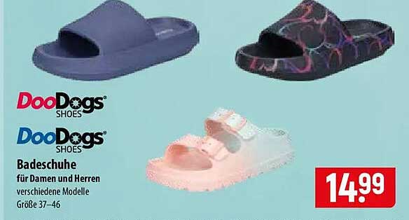 DooDogs Shoes Badeschuhe für Damen und Herren verschiedene Modelle Größe 37–46