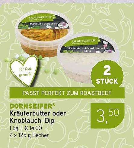 DORNSEIFER Kräuterbutter oder Knoblauch-Dip