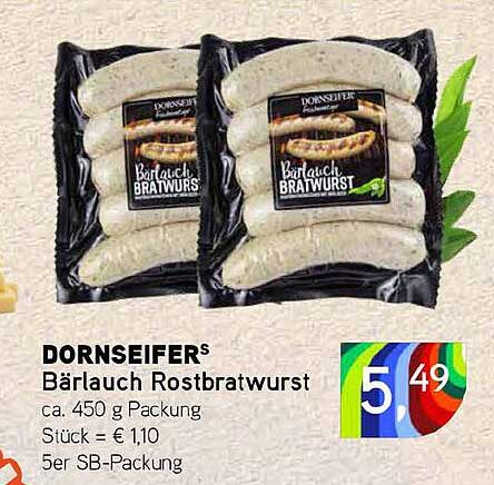 DORNSEIFER'S Bärlauch Rostbratwurst