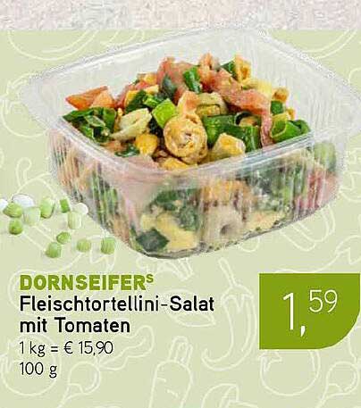 DORNSEIFERS Fleisch-tortellini-Salat mit Tomaten