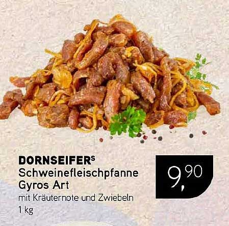 DORNSEIFER'S Schweinefleischpfanne Gyros Art